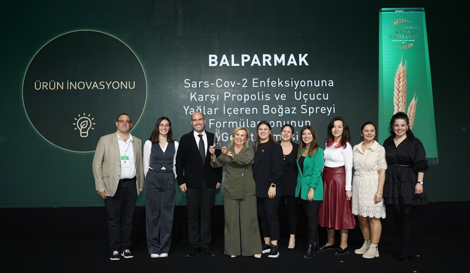 Balparmak, Apitera Propolisli Yetişkin Sprey ile Ürün İnovasyonu Kategorisi’nde birinci oldu