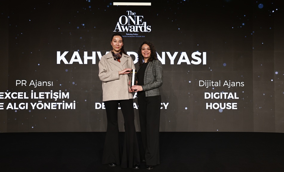Kahve Dünyası, The ONE Awards’ta Kafe Kategorisinin Birincisi Oldu