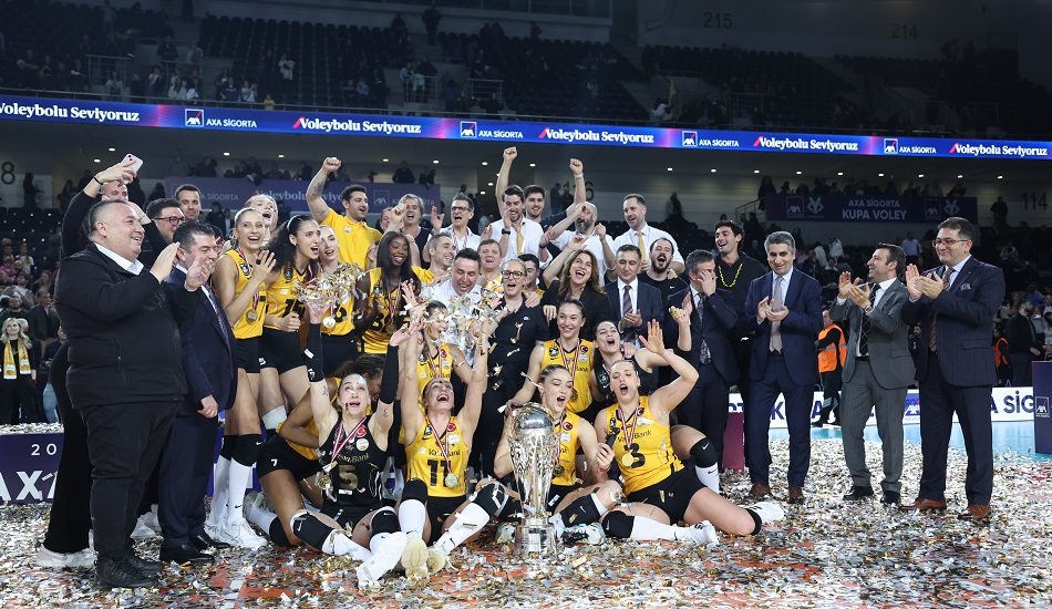 AXA Sigorta Kupa Voley Kadınlar Dörtlü Finalinde 2026 Şampiyonu Belli Oldu